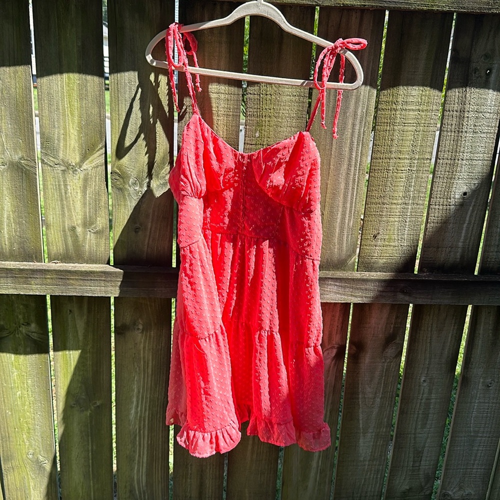 Wild Fable pink magenta dress Women's Sleeveless Corset Fit & Flare Mini Dress